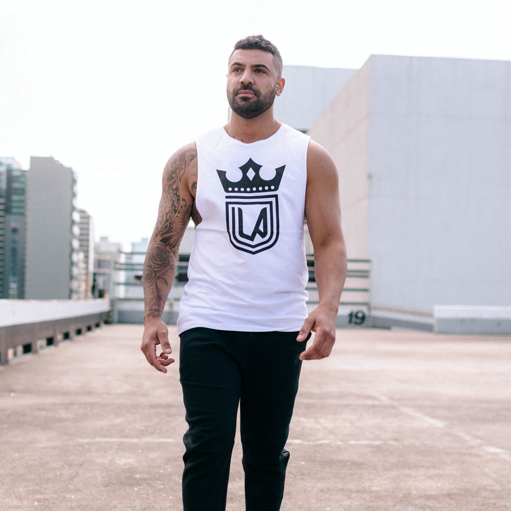 LEGACY MUSCLE TANK | WHITE